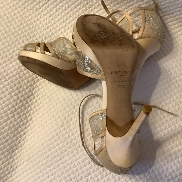 JIMMY CHOO Sandals Nude Color - Picture 7 of 7